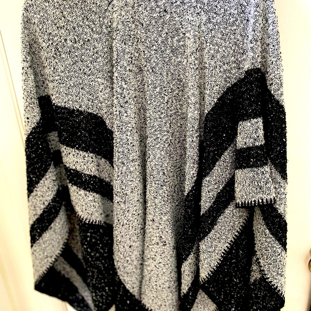 Cozy Chico’s poncho. Worn only once!
